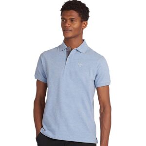 Barbour Mens Cotton Polo - Sky Marl - 3XL