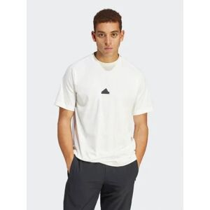 Adidas Mens Off-White Z.N.E T-Shirt - Male - Off-White