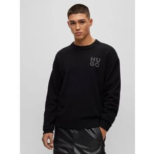 HUGO Mens Black San Cassio Jumper - Male - Black