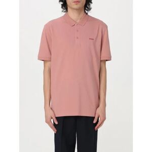 HUGO Mens Light Pastel Red Donos222 Polo Shirt - Male - Red