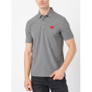 HUGO Mens Medium Grey Dereso232 Polo Shirt - Male - Grey