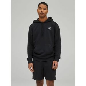 New Balance Mens Black Uni-ssentials French Terry Hoodie - Male - Black