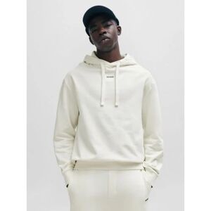 HUGO Mens Open White Dapo Hoodie - Male - White