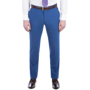 Stvdio by Jeff Banks Bright Blue Chalk Ivy League Suit Trouser 40R Blue Mens