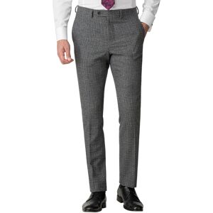 Stvdio by Jeff Banks Grey Tweed Slim Fit Ivy League Suit Trouser 40R Grey Mens