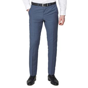 Stvdio by Jeff Banks Airforce Textured Tailored Fit Trousers 44R Blue Mens