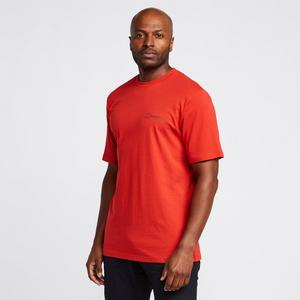 Berghaus Men's Etive Mountain T-Shirt, Red  - Red - Size: Small