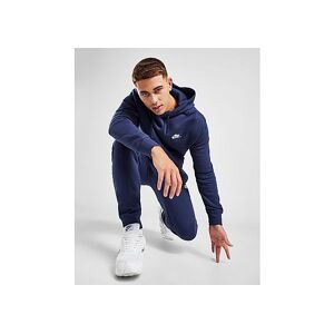 Nike Sportswear Club Fleece Pullover Hoodie - Midnight Navy/Midnight Navy/White - Mens, Midnight Navy/Midnight Navy/White