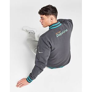 Nike NFL Miami Dolphins Bomber Jacket - Grey - Mens, Grey