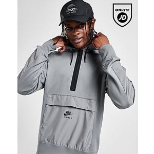 Nike Air Max 1/4 Zip Fleece Hoodie - Grey - Mens, Grey