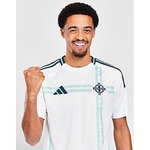 adidas Northern Ireland 2024 Away Shirt - White / Ice Green - Mens, White / Ice Green