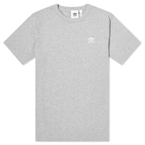 (Medium) adidas Originals Essential T-Shirt - Heather Grey