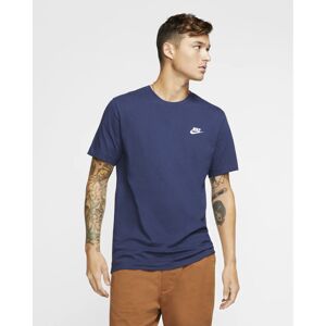 (Large) Nike Sportswear Club T-Shirt Navy