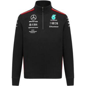 Puma 2023 Mercedes-AMG Petronas Half Zip Sweatshirt (Black) - XXL Adults Male