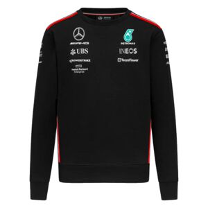 Puma 2023 Mercedes-AMG Petronas Team Sweatshirt (Black) - Large Adults Male