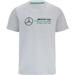 Puma 2023 Mercedes AMG Petronas Large Logo Tee (Grey) - Medium Adults Male