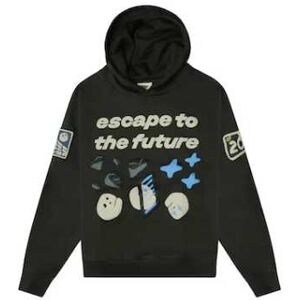 Broken Planet Escape To The Future Hoodie Soot Black - Size: us m - black - Size: us m