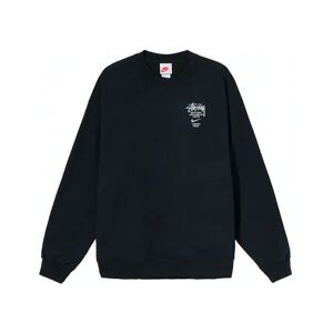 Nike X Stussy International Crewneck Sweatshirt Black - Size: Small - black - Size: Small