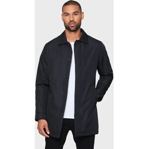 Threadbare Men's Black Collared Coat - L - Black