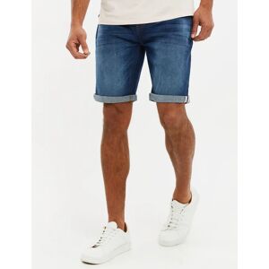 Threadbare Men's Mid Wash Blue Denim Shorts - 30 - Mid Wash