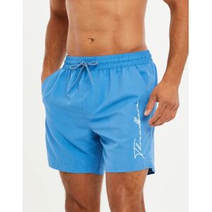 Threadbare Men's Royal Blue Handwritten Logo Swim Shorts - XXL - Royal Blue