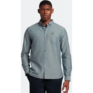 Lyle & Scott Regular Fit Light Weight Oxford Shirt - Dark Navy/Away Blue - Male - Size: XS