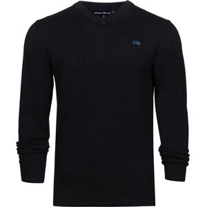 raging bull Classic V Neck Knit - Black - L - Male