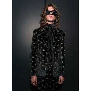 Phixclothing.com Black Velvet Bolan Star Blazer - Black / Large Large Black Large