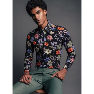 Phixclothing.com Multi Colour Floral Viscose Shirt - Black / X-Small X-Small Black X-Small