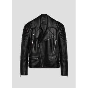 Phixclothing.com Black Leather Lucio Biker Jacket - Black / Small Small Black Small