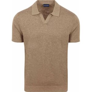 Suitable Polo Shirt Riva Linen Beige size M- male