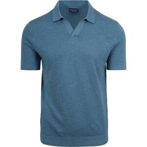 Suitable Polo Shirt Riva Linen Blue size M- male