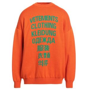 VETEMENTS Jumper Man - Orange - L,Xs