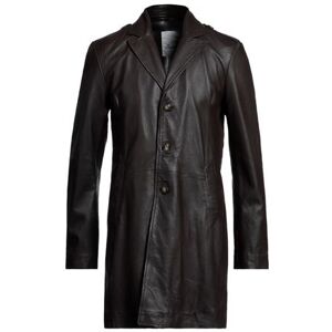 GOOSECRAFT Overcoat & Trench Coat Man - Dark Brown - L