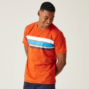 Regatta Men's Breathable Rayonner T-Shirt Rusty Orange, Size: M