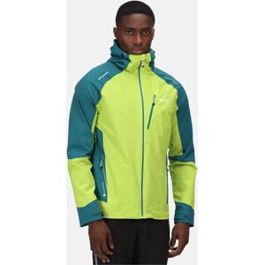 Regatta Men's Breathable Highton Pro Waterproof Jacket Bright Kiwi Pacific Green, Size: XL