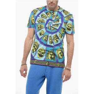 Versace Crew Neck THE MASK Cotton T-Shirt size S - Male