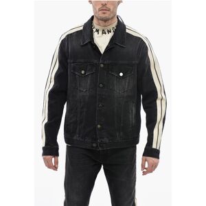 Palm Denim Jacket with Side Stripes size M - Male