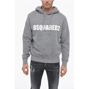 Dsquared2 Lettering Logo Cotton Hoodie size L - Male