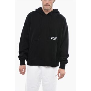 Off-White PERMANENT Hoodie DIAG PKT SKATE with Front Pocket size Xs - Male