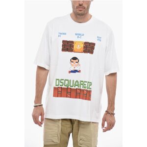 Dsquared2 Skater Fit T-shirt with Graphic Print size L - Male