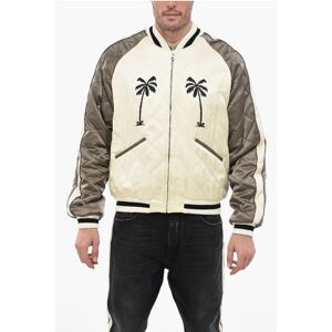 UPSIDEDOWN Bomber Jacket with Palm Embroidery size M - Male