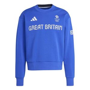 adidas Team GB Mens Sweatshirt Size: Medium, Colour: Blue