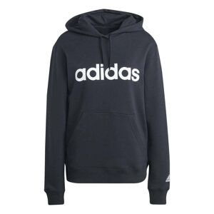 adidas Womens Essentials Linear Hoodie Colour: Black, Size: Extra Small