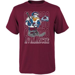 Youth Burgundy Colorado Avalanche Disney Donald Duck Three-Peat T-Shirt - Male - Burgundy