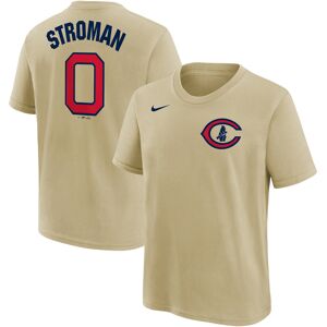 Youth Nike Marcus Stroman Cream Chicago Cubs 2022 Field of Dreams Name & Number T-Shirt - Male - Gold