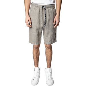 Zadig & Voltaire Pixels Khaki Bermuda 9 Shorts  - Trellis - Size: 40male