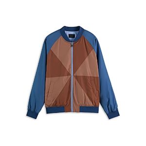 Scotch & Soda Cut and Sew Reversible Bomber Jacket  - Ocean - Size: Largemale