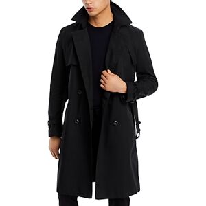 Hugo Boss Maluks Belted Water Repellent Trench Coat  - Black - Size: 42Rmale