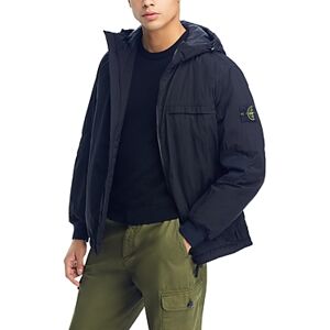 Stone Island Hooded Jacket  - Black - Size: Extra Largemale